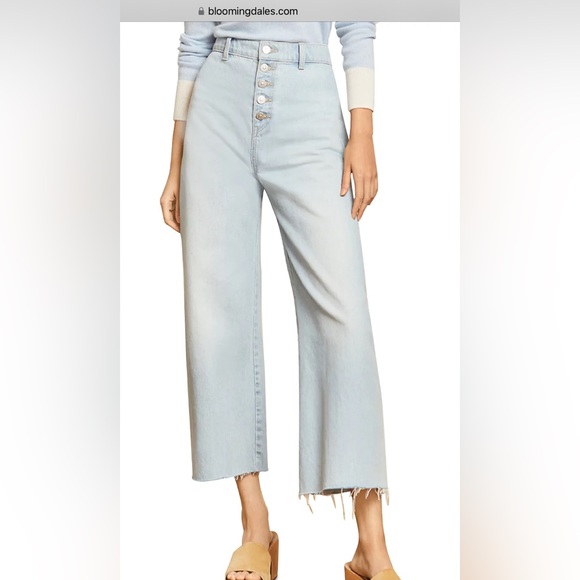 Veronica Beard Denim - Veronica Beard Grant high waist wide leg button fly Jeans light blue size 29